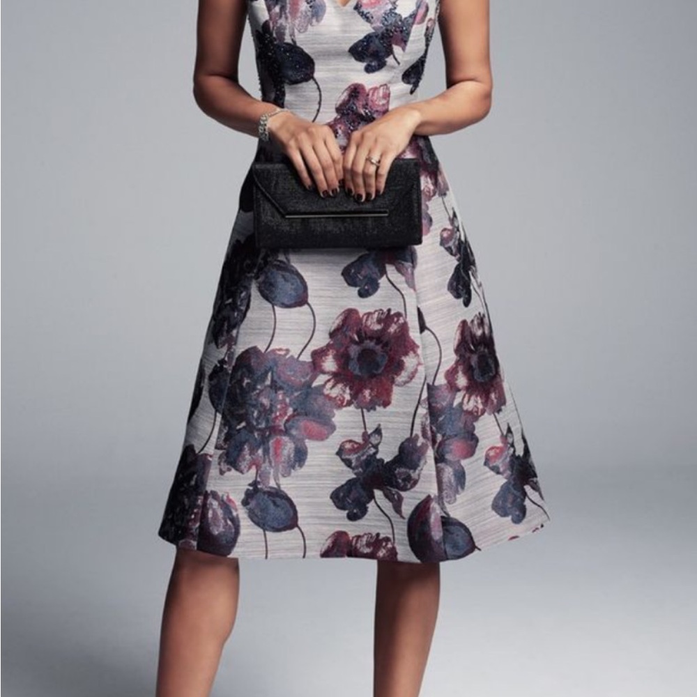 Adrianna Papell Floral Sleeveless Dress